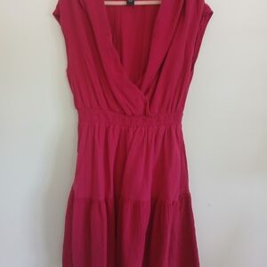 Ashley Stewart Vibrant Pink Mini Dress